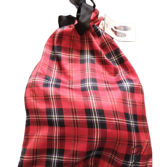 NWT Victoria Secret Plaid Fur Slippers - Picture 2 of 5